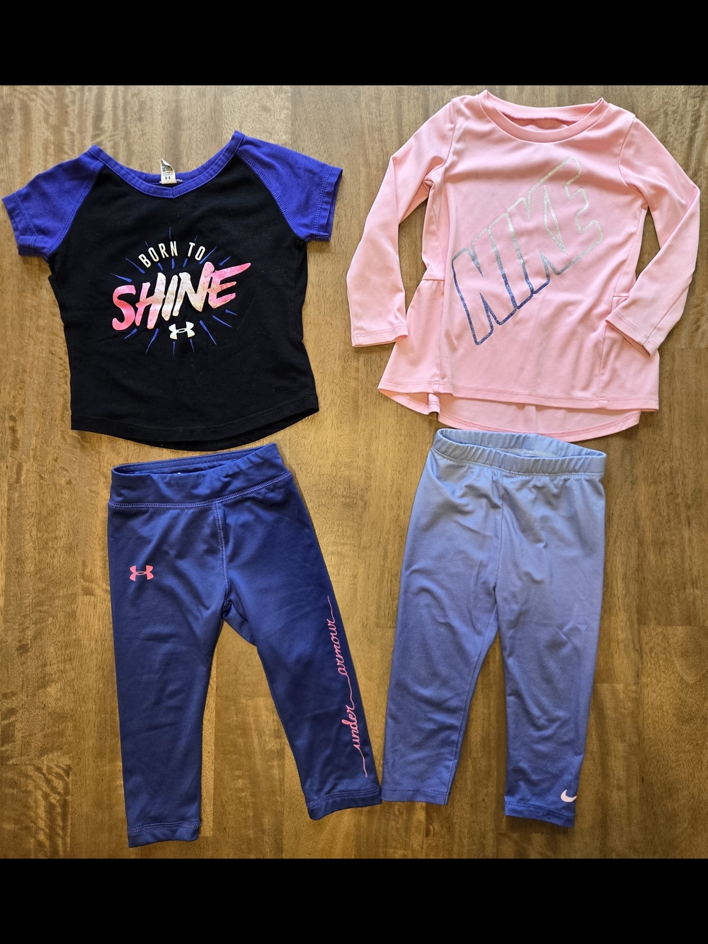 Girls Under Armour & Nike Activewear Bundle